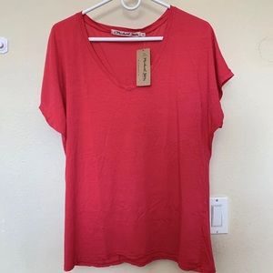 Michael Stars Nordstrom Pink Tee NWT
